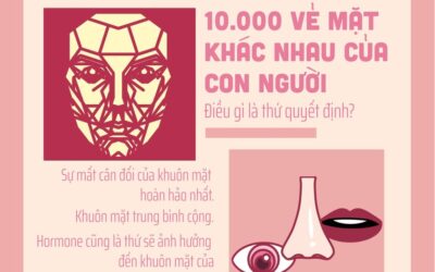 SẮC ĐẸP: MỘT NGƯỜI BÌNH THƯỜNG CÓ THỂ LÀM HƠN 10,000 VẺ MẶT KHÁC NHAU!